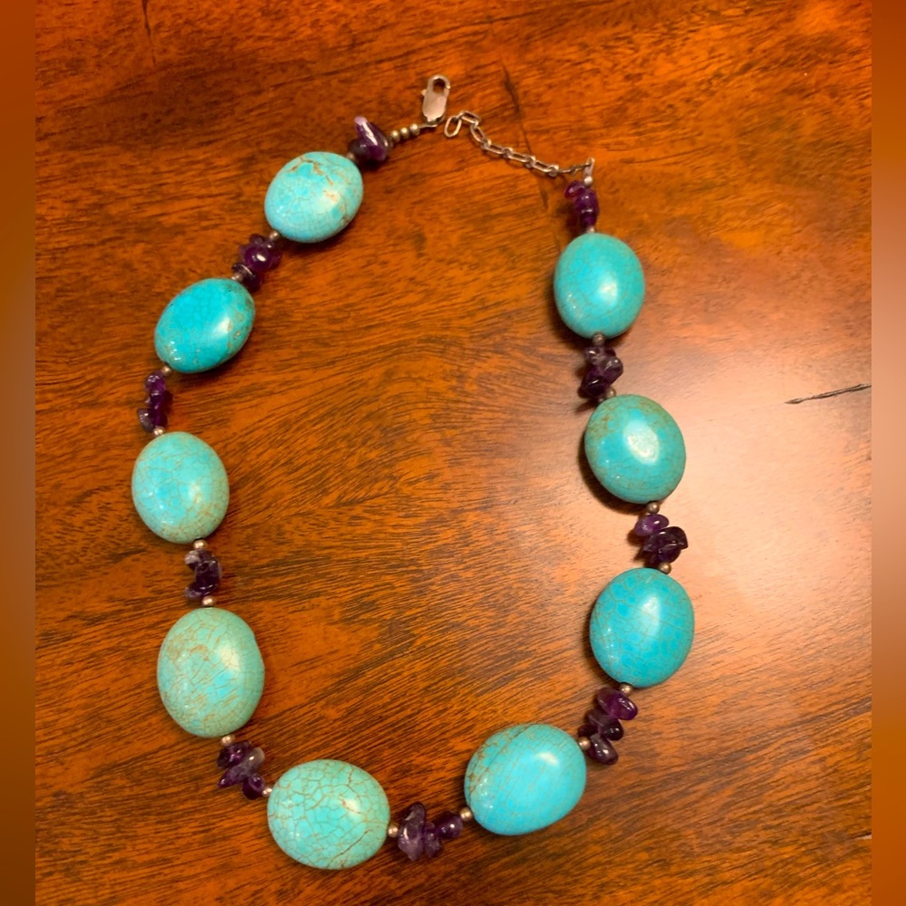 Fun faux bead necklace